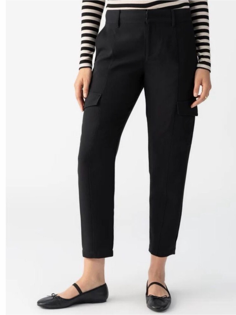 Sanctuary Black Cargo Ankle Pants